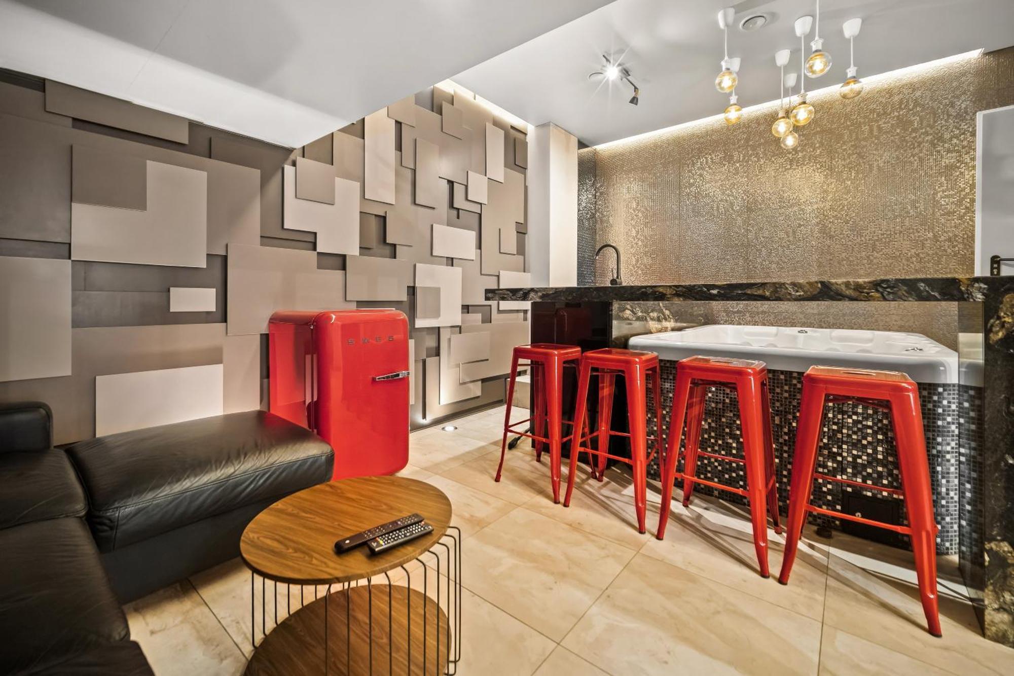 Secret Lounge - Cozy Studio With Sauna And Jacuzzi VNO Eksteriør billede